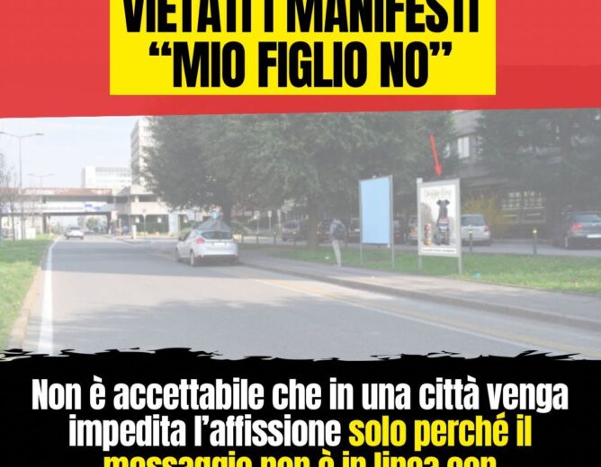 Brescia: censura contro Pro Vita & Famiglia.