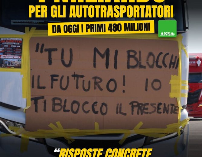 1 miliardo di euro per gli autotrasportatori