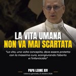 Papa Leone XIV: la vita non si scarta